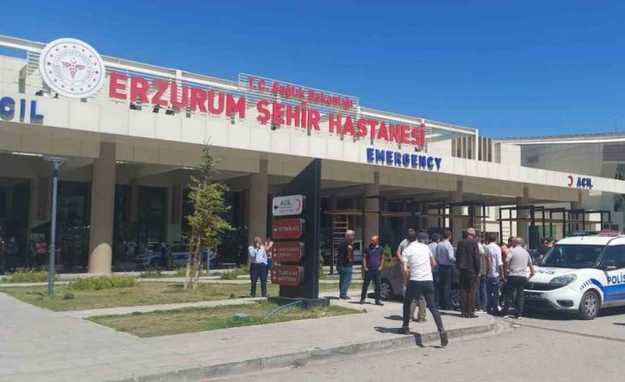 Erzurum şehir hastanesinde büyük kavga