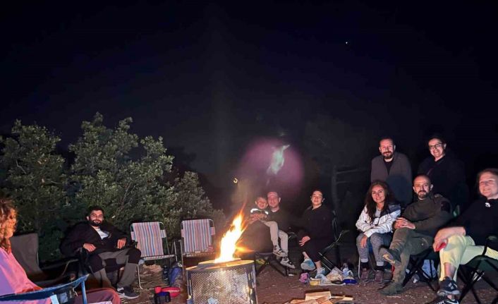 Eskişehirli vatandaşlar perseid meteor yağmurunun tadını çıkardı