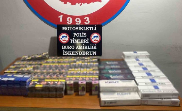 Hatay’da 630 paket kaçak sigara ele geçirildi
