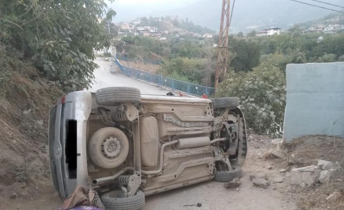 Hatay’da trafik kazası: 2 yaralı