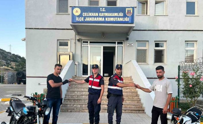 Jandarma, çalıntı 2 adet motosikleti Malatya’da ele geçirdi