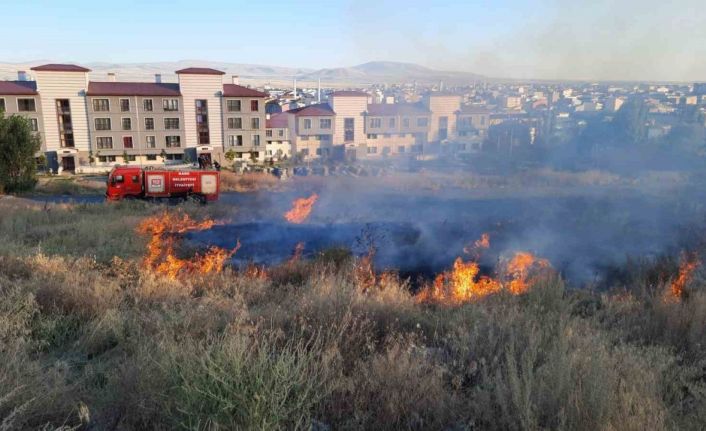 Kars’ta 2 ayrı bölgede örtü yangını