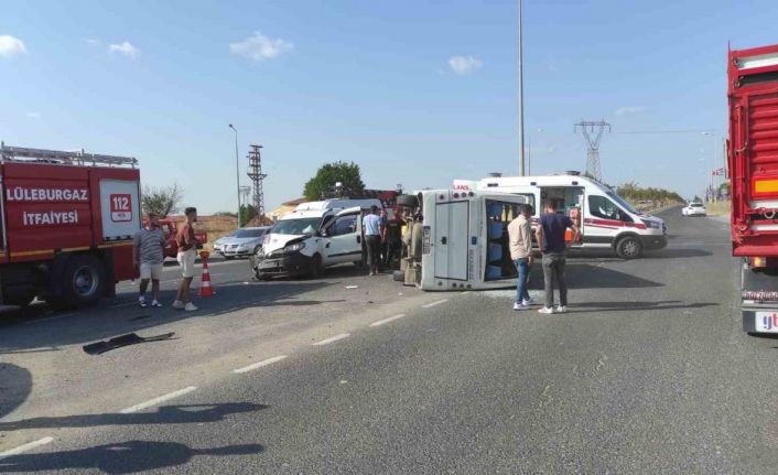 Kırklareli’nde trafik kazası: 3 yaralı