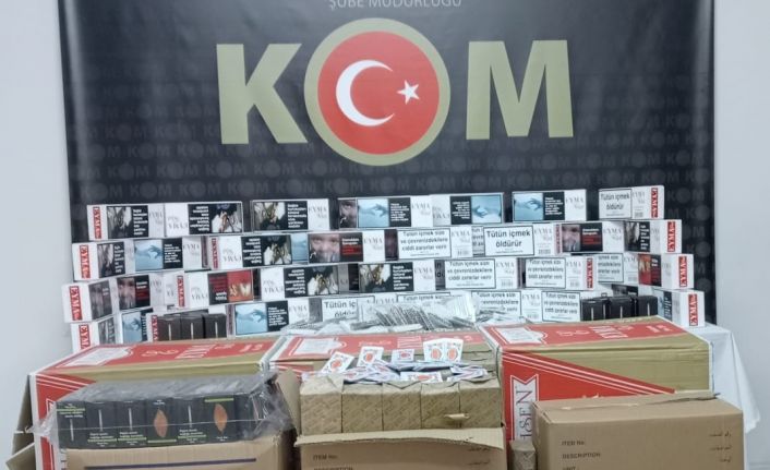 Malatya’da 110 bin kaçak makaron ele geçirildi