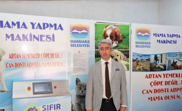 Marmaris’te bir ayda bir ton mama üretildi