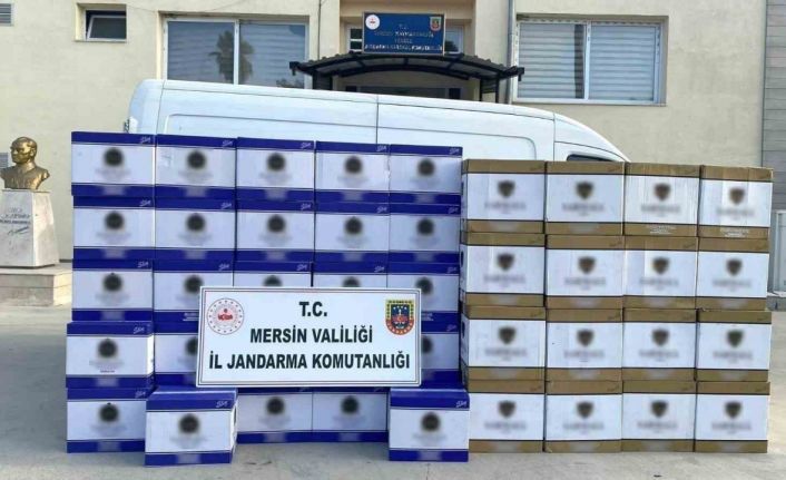 Mersin’de 2 milyon adet kaçak makaron ele geçirildi