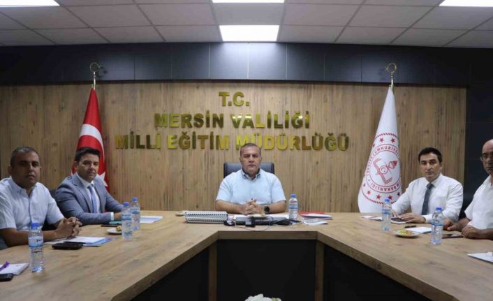 Mersin’de yeni eğitim öğretim yılı değerlendirme toplantısı yapıldı