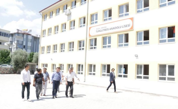 Muğla Turgutreis Anadolu Lisesi yeni görünümüne kavuştu