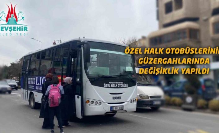 Nevşehir’de otobüs güzergâhları değişti