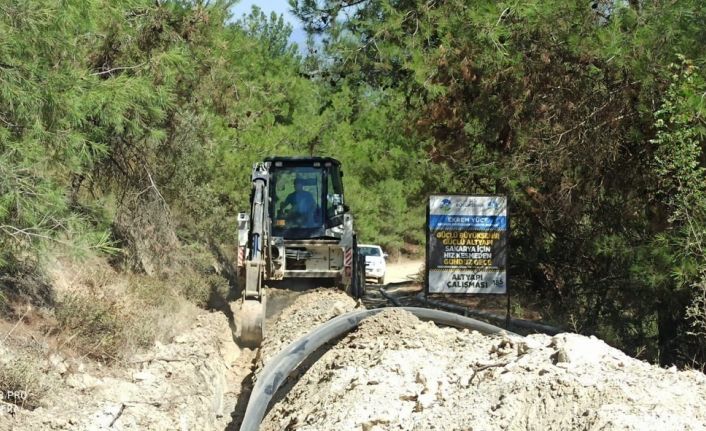 O mahalledeki içme suyu sıkıntıları çözüme kavuşuyor