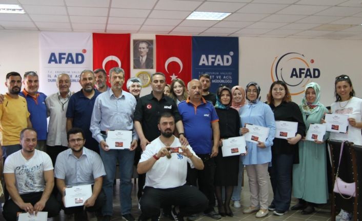 Onlar artık resmen AFAD Gönüllüsü