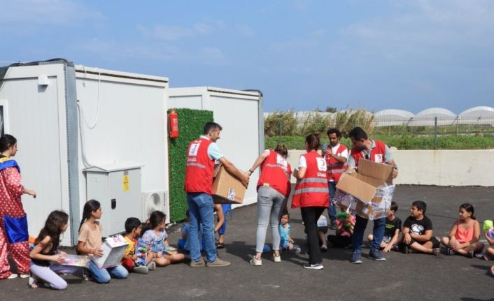 Samandağ’da depremzede çocuklar için etkinlik düzenlendi