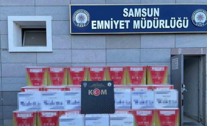 Samsun’da 1 milyon makaron ele geçirildi