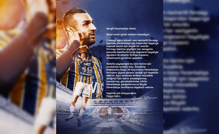 Serdar Dursun Fenerbahçe’ye veda etti