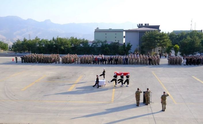 Şırnak’ta Pençe Kilit şehidi için tören düzenlendi