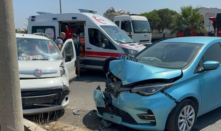 Turgutlu’da trafik kazası: 7 yaralı