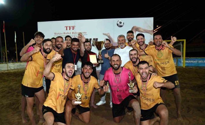 Türkiye Plaj Futbol Ligi’nin Manavgat etabı sona erdi