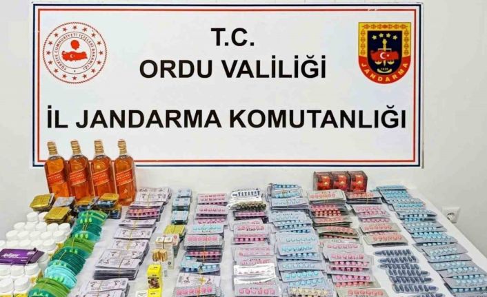 Ünye’de uyuşturucu hap operasyonu