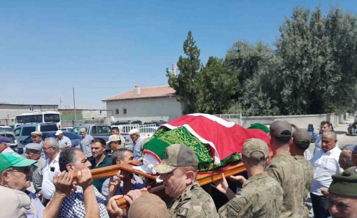 Vefat eden Kıbrıs gazisi Karapınar’da defnedildi