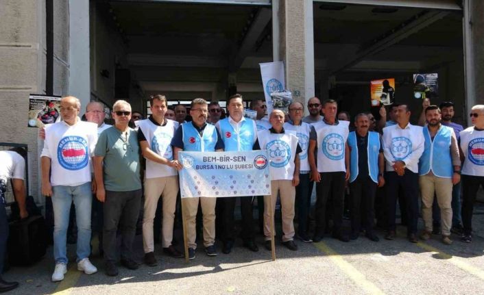 Yangında dövülen itfaiyeci için destek