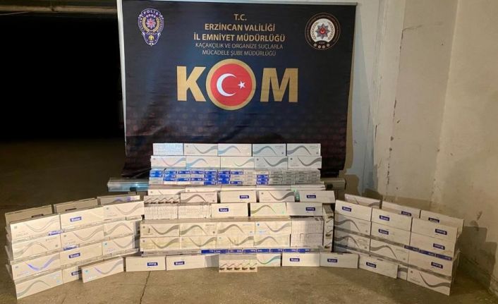 Yolcu otobüsünde 4800 paket kaçak sigara ele geçirildi