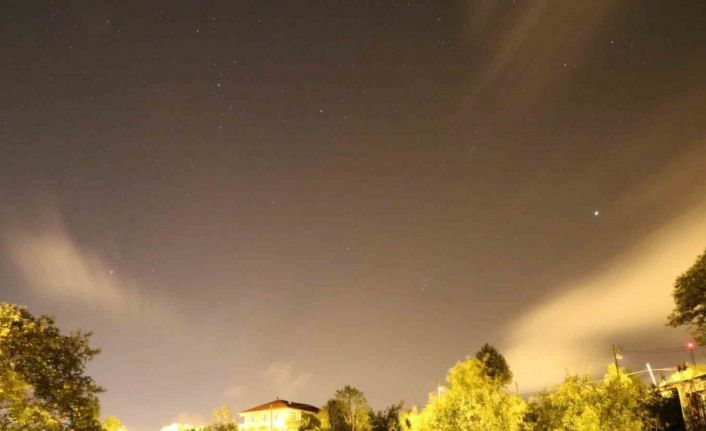 Zonguldak’te meteor yağmuru böyle görüntülendi