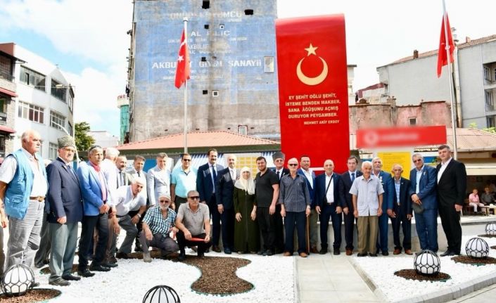 36 şehidin isminin bulunduğu ’Şehitler Anıtı’ Terme’de açıldı