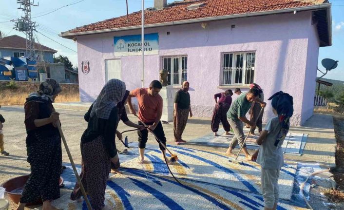 Anaokulunu veliler imece usulü temizledi