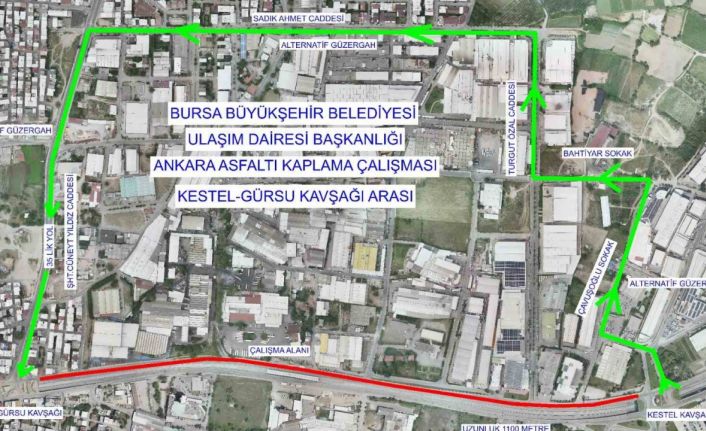 Ankara Yolu geçici süreliğine trafiğe kapatılacak