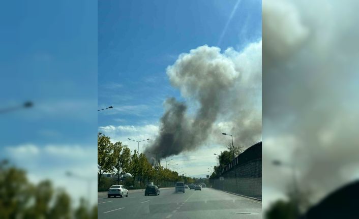 Ankara’da sanayi sitesinde yangın