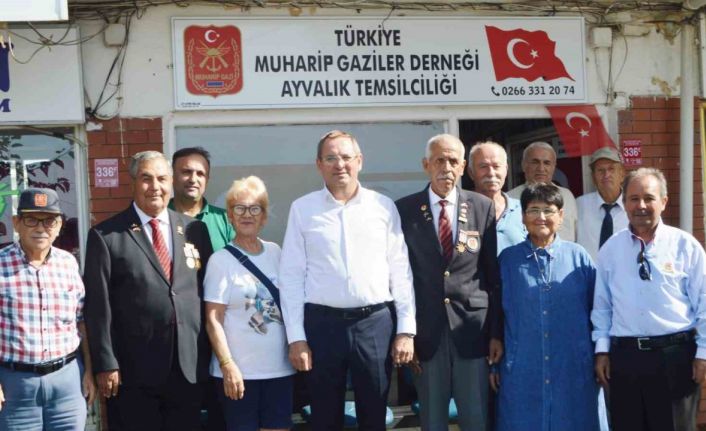 Ayvalık’ta Başkan Ergin’den gazilere büyük sürpriz