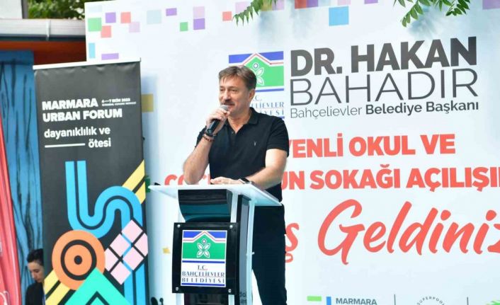 Bahçelievler’de çocuklar için oyun sokağı açıldı