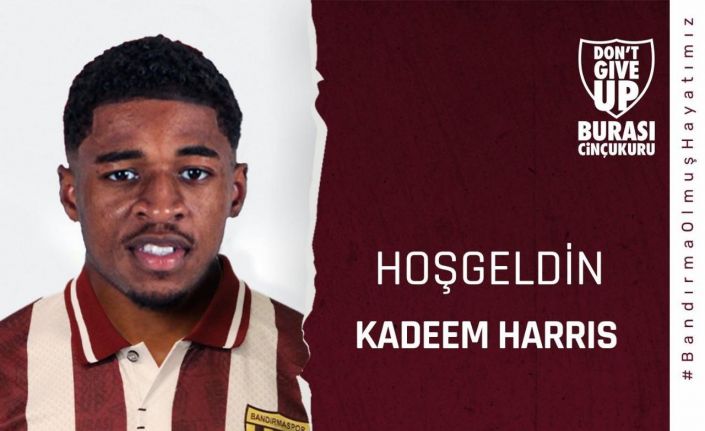 Bandırmaspor, Kadeem Harris’i transfer etti