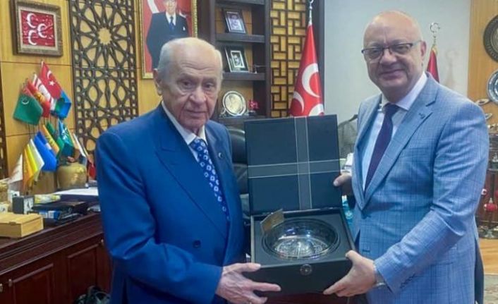 Başkan Ergün, MHP Lideri Bahçeli’yi ziyaret etti