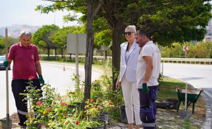 Başkan Subaşı, peyzaj çalışmalarını yerinde inceledi