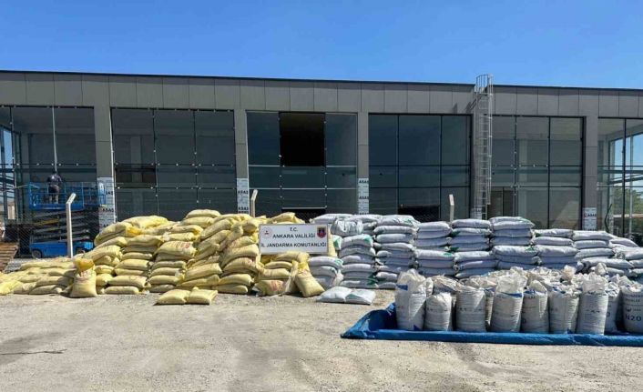 Başkentte 57 ton taklit gübre: 1 gözaltı