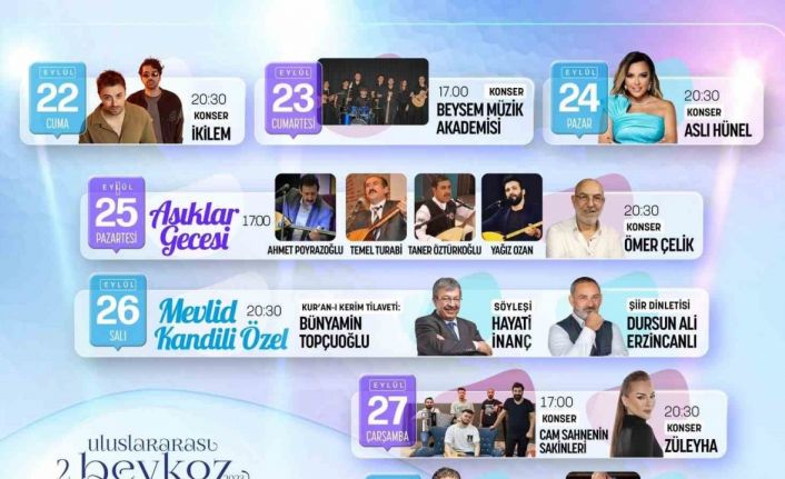 Beykoz’da rengarenk Cam Festivali başlıyor