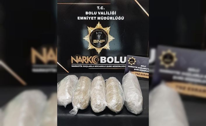 Bolu’da 5 kilogram uyuşturucu ele geçirildi, çete çökertildi