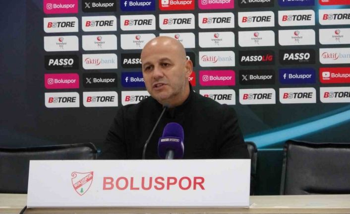 Boluspor - Tuzlaspor maçının ardından