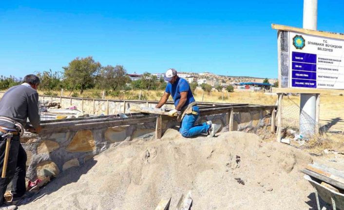 Büyükşehir Belediyesi, Dicle Huzurparkında çalışmalara başladı