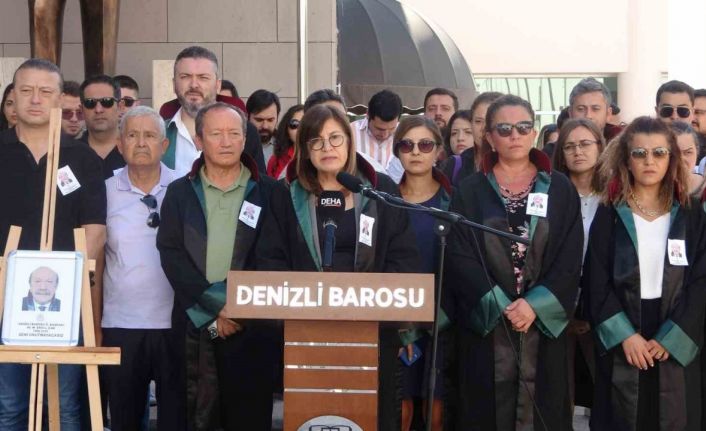 Denizli Barosu’ndan Bodrum’da öldürülen eski Baro Başkanı için açıklama