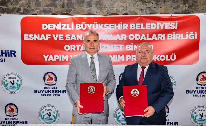 Denizli Büyükşehirden esnaf odalarına dev destek