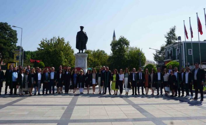 Edirne’de adli yılın başlaması nedeniyle tören düzenlendi