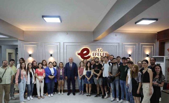 Efeler Belediyesi tıp öğrencilerini ağırladı