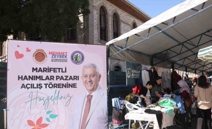 El emeği göz nuru ürünler bu pazarda görücüye çıktı