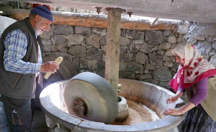 Erzurum’da baba yadigârı su değirmeni