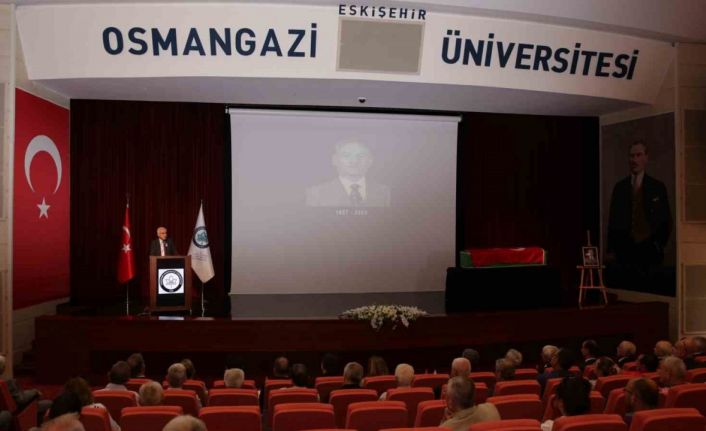 ESOGÜ Prof. Dr. Erdoğan Fıratlı’yı törenle ebediyete uğurladı