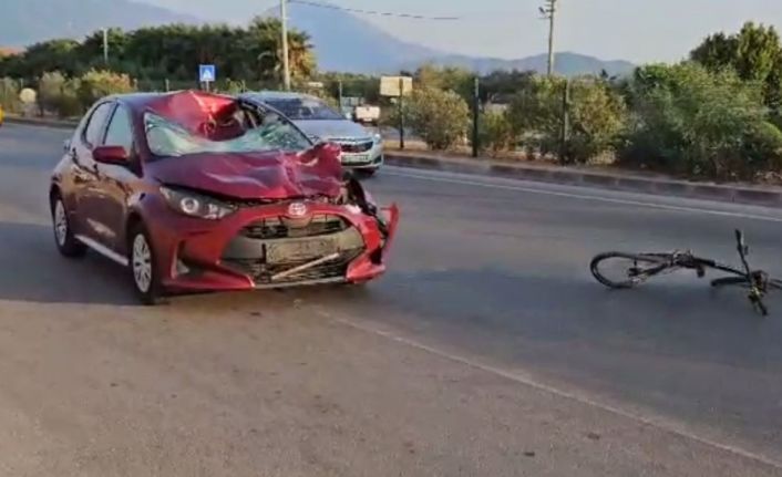 Fethiye’de otomobilin çarptığı bisikletli kadın öldü