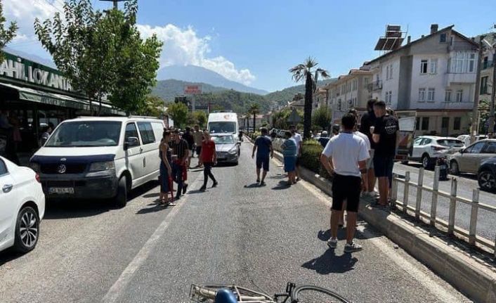 Fethiye’de otomobilin çarptığı bisikletli öldü