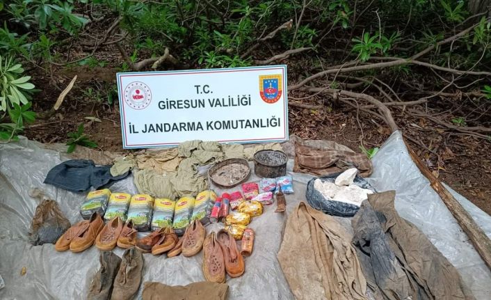 Giresun’da terör örgütüne ait sığınak bulundu